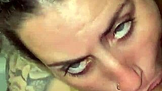 Best Sloppy Latina Blowjob Ends in Cum-Filled Facial