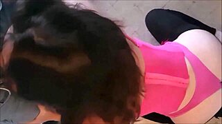 french blonde in satin lingerie sucks deepthroats dick then fucks clothed with heels on