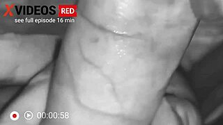 housewife in housecoat sucks cock right on the couch