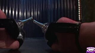 smoking blonde babe strips then rides cowgirl and doggystyle