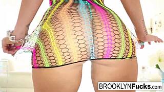 Brooklyn's huge tits get absolutely drenched in hot jizz after wild blowjob! 💦🍆