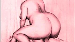check out these vintage erotic drawings with hairy details
