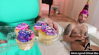 ashley graham's massive tits milking alex legends monster cock gift!