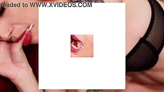 nurse lana's joi has you jerking off while she teases her big natural tits and goth emo body cheating on your gf