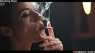 god this redhead smoking cigarette sexy babe audrey reid pink pussy blowjob is fire