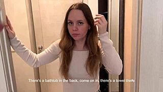 whoa i never thought my city walk would end with mommy milf deepthroating and creampie closeup!!