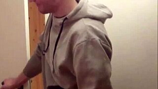 Stepson catches mom and aunt then gets wild fuck from both Germans