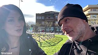 Rebecca Costa first scene clothes ripped anal assfucking deepthroat orgasm cum