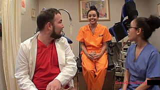 spy cam catches mia sanchez spreading for doctor exam