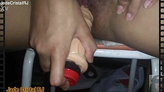 how bad do you want jade slamming huge dildo into her tight juicy pussy in trailer part 02?