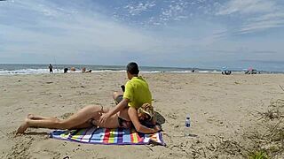 A Stranger Milf Jerks My Monster Cock Till Explosive Cumshot In Public Crowd