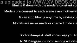 cash hungry teen spreads natural tits ass in latex gloves backstage humiliation