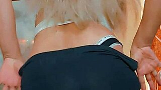 Hot Transsexual Jerks Off Viewer Hard in Crossdressing Session with Intense Masturbation Climax