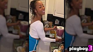 after playboy petite black milf misty stone pleasures herself solo