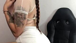 Compilation of Innocent Latina's Big Tits Ass in Lingerie Tease