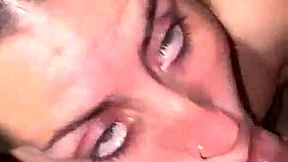 Best Sloppy Latina Blowjob Ends in Cum-Filled Facial