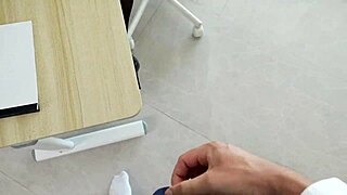 Office employees hide this delicious huge cock - wanna taste it? 