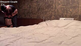 called a delivery girl to the hotel and an s-rank hottie shows up! 😍 intense bj head torture then raw sex gulping handjob fishnets gal big tits cutie homemade amateur japanese emuyu