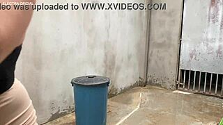 he spots that massive latina prostitute ass swaying by grabs it hard voyeur style fetish cant resist