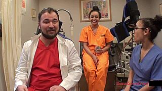 spy cam catches mia sanchez spreading for doctor exam