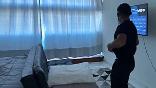 esposa TEASES then RIDES friend's HUGE COCK making marido CORNO with WET PUSSY creampie.