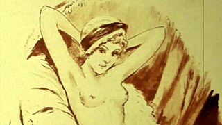 check out these vintage erotic drawings with hairy details