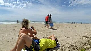 A Stranger Milf Jerks My Monster Cock Till Explosive Cumshot In Public Crowd