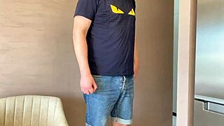 Horny Russian Stepmom Spies Steps on. Fucks Him Brazenly!