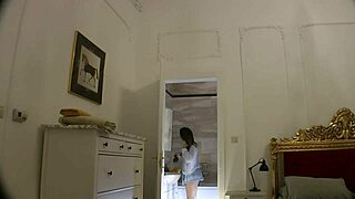 imagine this petite cheerleader's shaved pussy exposed in porn casting?