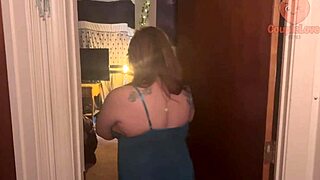 stepmom catches me sneaking past curfew then gets cozy