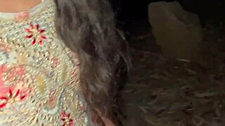 indian college girl arrives for jungle exam chudai