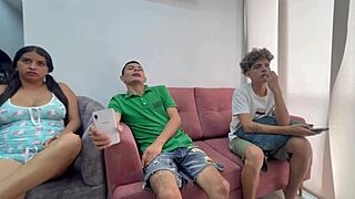 Bet my girlfriend's big ass on a fuck with my best friend, now they're banging hard