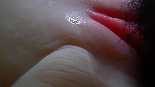 ready for this shaved fuck doll's double anal penetration and handjob close-up?