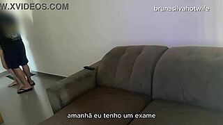 Old Brazilian wife assfucked hard while hubby works cuckold humiliation