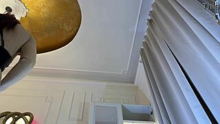 skinny babe sneaks off with lesbian girlfriend for fake porn shoot ditching panties in changing room