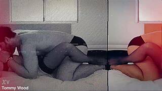 Aria Carson Redhead Teen Fucks Rims Old Guy Doggy