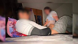 stepmom walks in on stepson jerking off phone keeps recording as mexican milf gets naughty in homemade vid