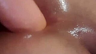 hey shemale crams that 11-inch dildo in tight