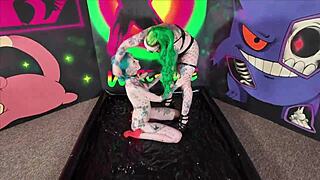 imagine begging your tattooed mistress for that strapon rough fuck