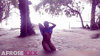 ever wonder what happens when she strips butt naked on busy streets and beaches?