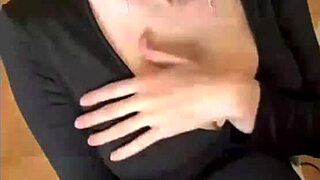 stepmom's big tits and nipples taste so good, cum watching her lick