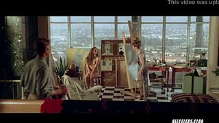 wanna see madeleine stowe's big tits in retro blue films action?