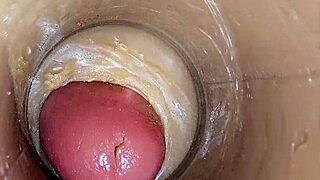 Super Cum Fills Tight Pussy in Close-Up 4k Asmr
