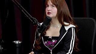 angel bloomm dances naked but fears socials after hardship, loves artistic name on sheer red