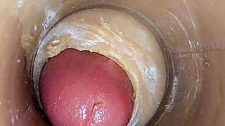 Super Cum Fills Tight Pussy in Close-Up 4k Asmr