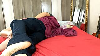 hot latina cousin bent over doggystyle bareback with cum in mouth