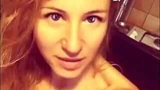 Dirty MILF flashes NUDE then fucks OUTDOOR public