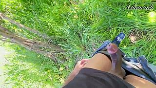 sexy desi teen i... i fuck hard outdoors doggystyle squirting near river ashavindi