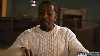 One-Time Deal: Black Boss Stretches My Milf Wife's Huge Tits with Massive BBC