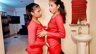 uhh desi uttaran20 threesome fuckin two busty wet pussies squirting quickie